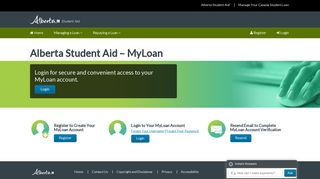 Alberta Student Aid – MyLoan - Government of Alberta