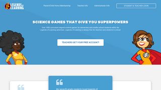 Science Games For Teachers and Students: Don Your Cape!
