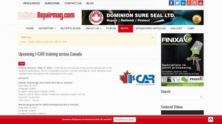 Upcoming I-CAR training across Canada - Collision Repair Magazine