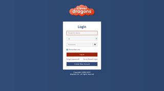 Child Log In - Clever Dragons