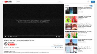 How to Login Into iCloud.com on iPhone or iPad - YouTube
