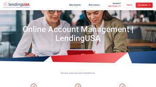 Online Account Management | LendingUSA