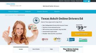 Texas Drivers Ed – Adult Driver Education Course - I Drive Safely