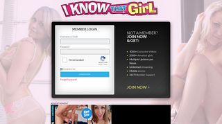 IKnowThatGirl Members Login – Best GF Porn On The Web