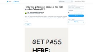i know that girl account password free hack premium January 2019