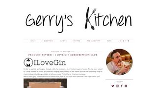 Product Review - I Love Gin Subscription Club | Gerry's Kitchen