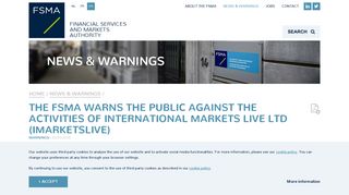 The FSMA warns the public against the activities of International ...