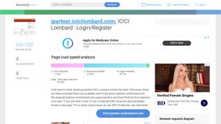 Access ipartner.icicilombard.com. ICICI Lombard : Login/Register