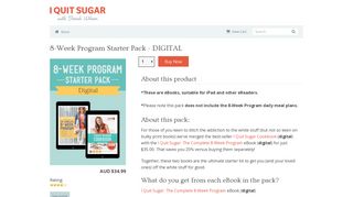 8-Week Program Starter Pack - DIGITAL - I Quit Sugar