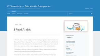 I Read Arabic | ICT