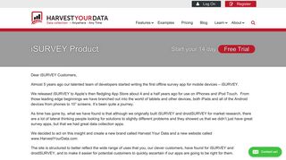 iSURVEY Logon | isurveysoft.com Login - Harvest Your Data