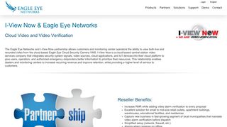i-View Now + Eagle Eye Networks Integrated Solution | Eagle Eye ...