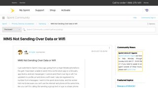 MMS Not Sending Over Data or Wifi - Sprint Community