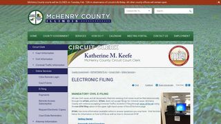 ELECTRONIC FILING | McHenry County, IL
