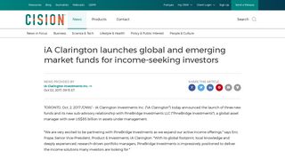 iA Clarington launches global and emerging market funds for income ...