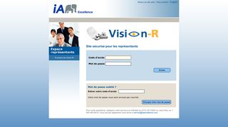 Welcome to Vision-R : The Excellence Extranet Site