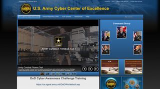 Cyber Awareness Challenge Training - Cyber Center of Excellence