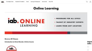 Online Learning - IAB