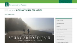 Study Abroad | Office of International Education | The University of ...