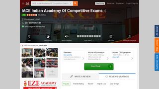IACE Indian Academy Of Competitive Exams, Dilsukhnagar - Tutorials ...