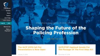 International Association of Chiefs of Police: Shaping the Future of the ...