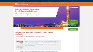 IADC Well Sharp (Supervisory Level) Training Brisbane | Courses ...