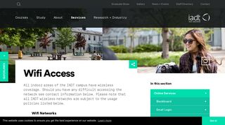 Wifi Access | IADT