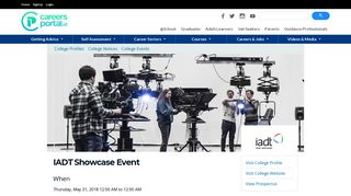 IADT Showcase Event - Careers Portal