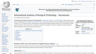 International Academy of Design & Technology – Sacramento ...