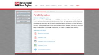 Portal Information | International Aero Engines