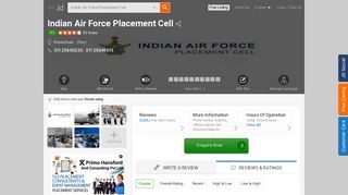 Indian Air Force Placement Cell, Dhaula Kuan - Placement Services ...