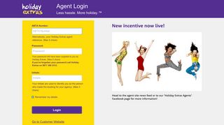 Agent Login - Holiday Extras