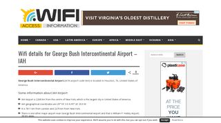 Wifi details for George Bush Intercontinental Airport - IAH - Your Airport ...