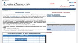 Welcome to the Institute of Actuaries of India