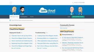 Support : IAM Cloud Technical Support