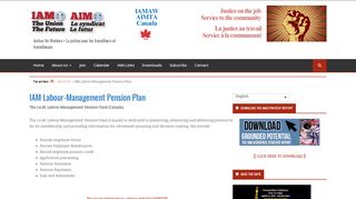 IAM Labour-Management Pension Plan – IAMAW