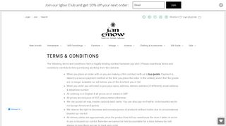 Terms & Conditions – Ian Snow Ltd