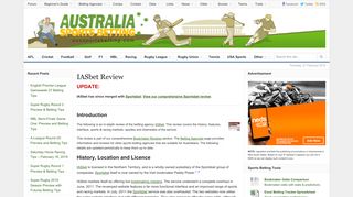 IASbet Review - Australia Sports Betting