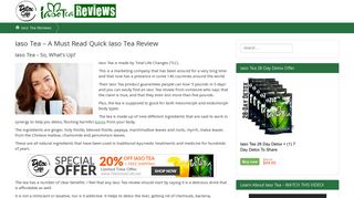 Iaso Tea Reviews