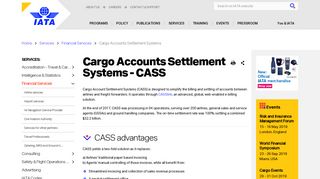 IATA - Cargo Accounts Settlement Systems