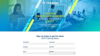IATA Training Sign-Up
