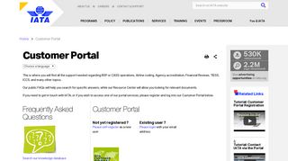 IATA - Customer Portal