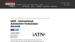 iATN - International Automotive Technicians Network