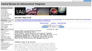 IAUC 6245: 1995ah; R CrB - Central Bureau for Astronomical Telegrams