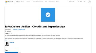 Get SafetyCulture iAuditor - Checklist and Inspection App - Microsoft ...