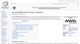 Iraq and Afghanistan Veterans of America - Wikipedia