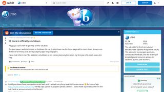 IB docs is offically shutdown : IBO - Reddit