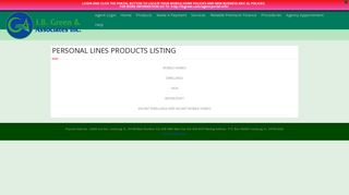 Personal Lines - IB Green