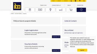 FAQ tickets visitors - iba.de