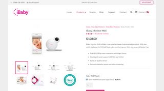 iBaby Monitor M6S - The Most Advanced Wi-Fi Baby Video Monitor
